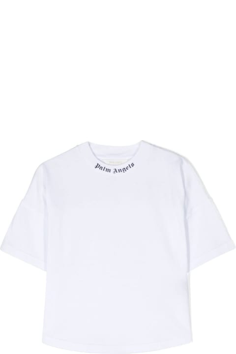 Palm Angels for Kids Palm Angels Classic Overlogo Short Sleeves T-shirt