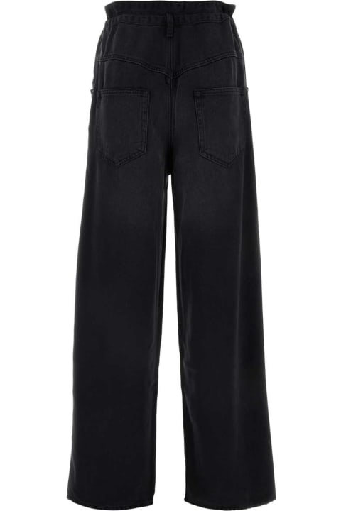 Jeans for Women Isabel Marant Black Denim Jordy Baggy Jeans