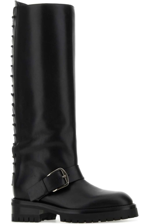 Ann Demeulemeester Boots for Women Ann Demeulemeester Black Leather Ans Boots