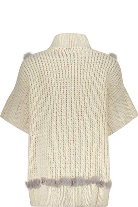 Homeware Lorena Antoniazzi Short-sleeved Turtleneck Sweater