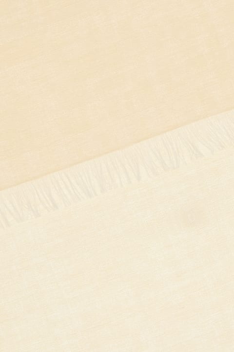 Scarves & Wraps for Women Fendi Peach Cotton Foulard