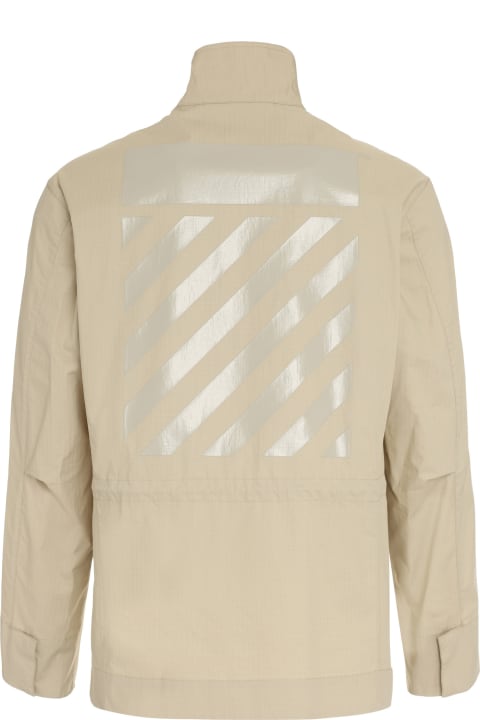 Coats & Jackets for Men Off-White Multi-pocket Cotton Jacket