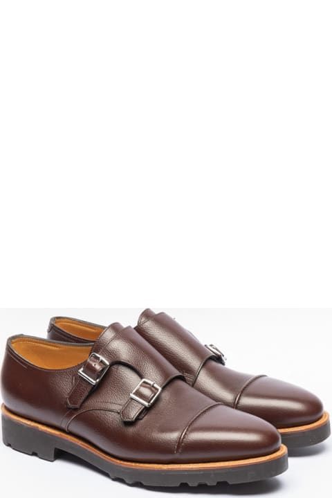 John Lobb Loafers & Boat Shoes for Men John Lobb William Ii Brown Buffalo Calf Monk Strap Shoe