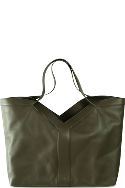 أدوات منزلية Saint Laurent Saint Laurent Large Y Leather Tote Bag.