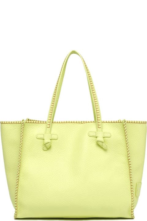 Gianni Chiarini Bags for Women Gianni Chiarini Yellow Soft Leather Shopping Bag