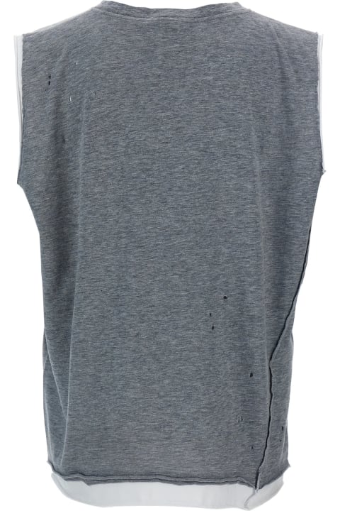 Dsquared2 for Men Dsquared2 Flocked Logo Tank Top