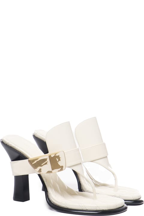 أدوات منزلية Burberry Bay Leather Sandals