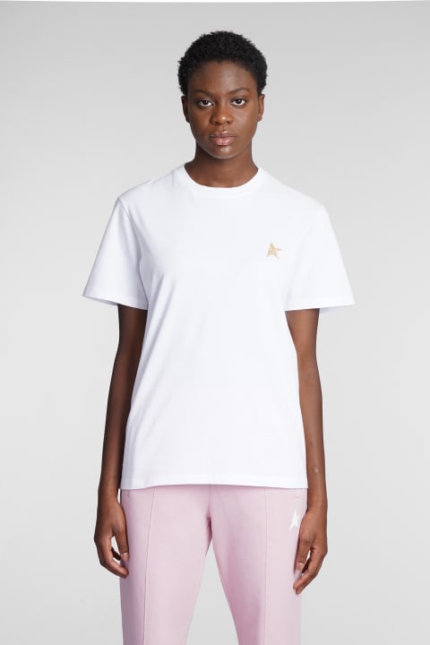 Star T-shirt In White Cotton