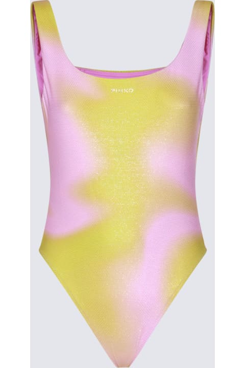 Pinko Swimwear for Women Pinko Pink And Yellow Beachwear