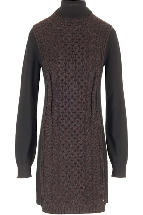 Fendi Sweaters for Women Fendi Fitted Wool Dress