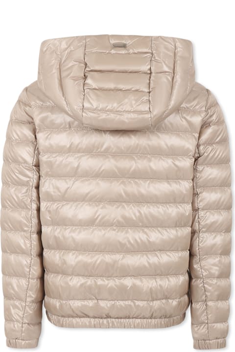 Herno for Kids Herno Beige Down Jacket For Kids