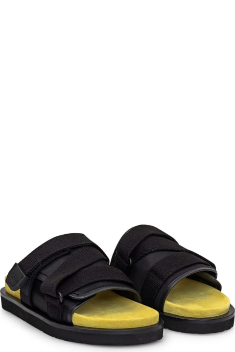 Other Shoes for Men AMBUSH Black Fabric And Nylon Slippers