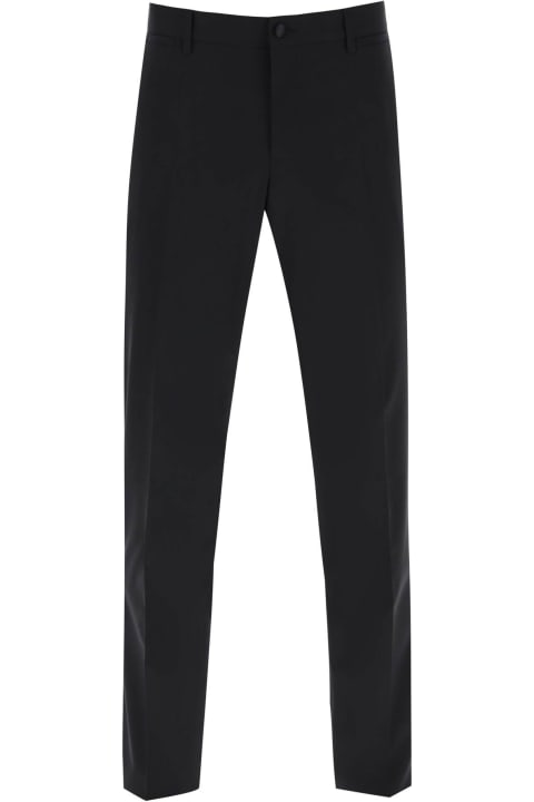 Fashion for Men Dolce & Gabbana Stretch Wool Tuxedo Trousers