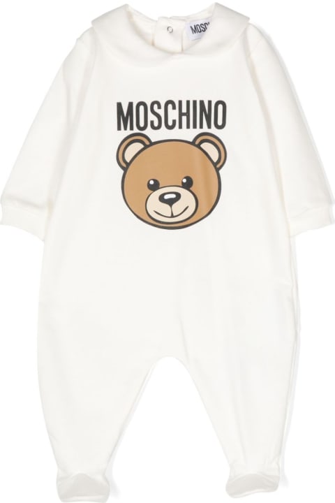 Bodysuits & Sets for Baby Girls Moschino Tutina Con Stampa Teddy Bear