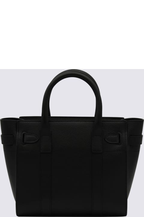ウィメンズ新着アイテム Mulberry Black Leather Tote Bag