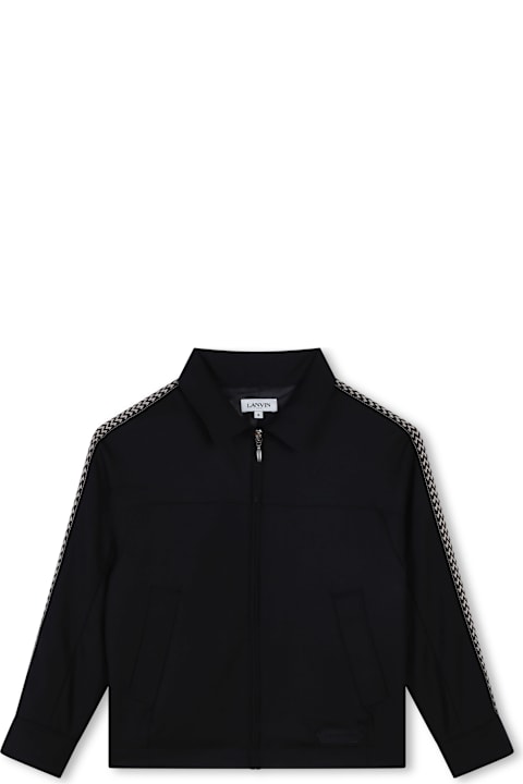 Lanvin Sweaters & Sweatshirts for Boys Lanvin Felpa Con Ricamo