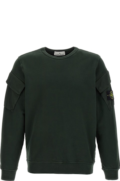 Stone Island Fleeces & Tracksuits for Men Stone Island Logo Badge Sweatshirt