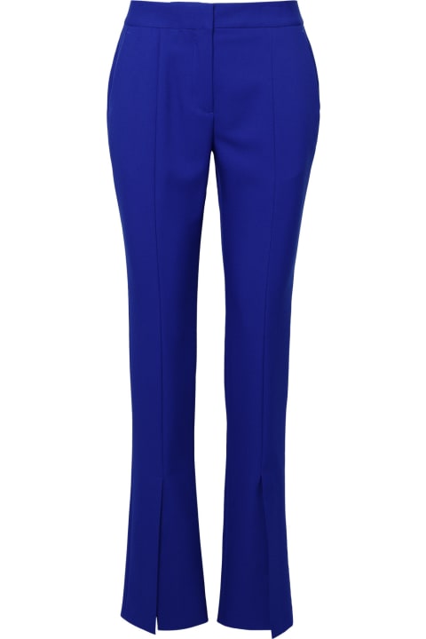 Tech Drill' Blue Polyester Pants