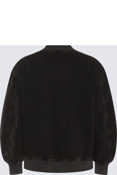Diesel Coats & Jackets for Men Diesel Black Cotton Denim Jacket