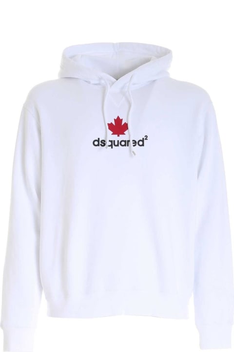 Dsquared2 Sale for Men Dsquared2 Cotton Hooded Sweatshirt