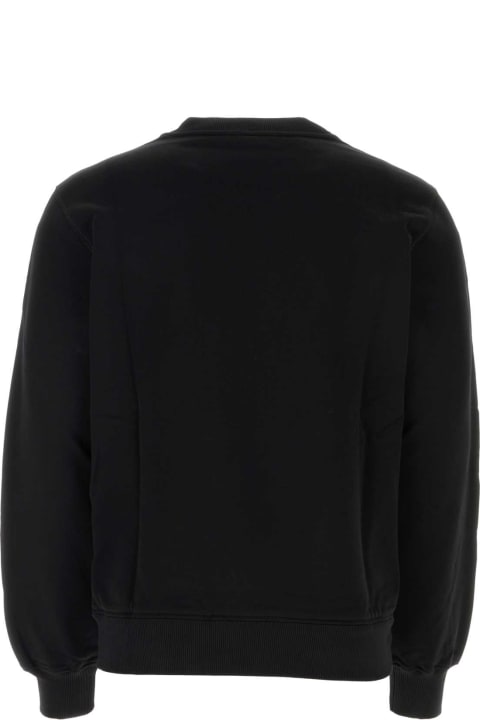 Dolce & Gabbana Fleeces & Tracksuits for Men Dolce & Gabbana Black Cotton Sweatshirt