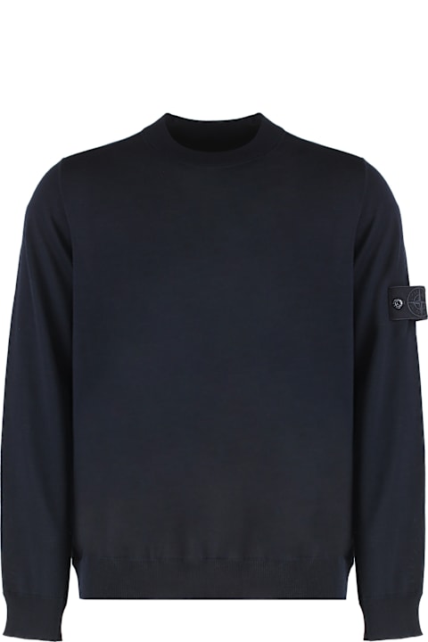 Stone Island Sweaters for Men Stone Island Virgin Wool Crew-neck Sweater