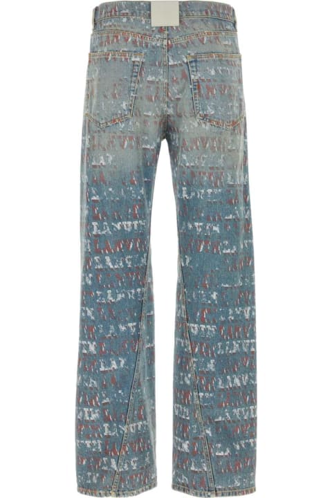 Sale for Men Lanvin Printed Denim Lanvin X Future Jeans