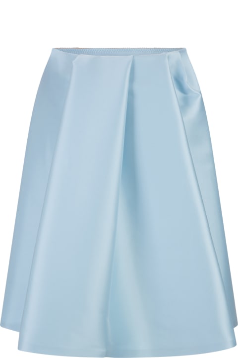 Skirts for Women SportMax Light Blue Polyester Blend Beira Skirt