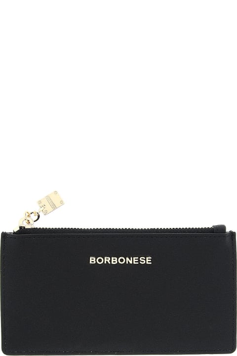 Borbonese for Women Borbonese Medium Leather Card Holder