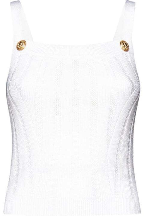 Balmain Clothing for Women Balmain Strap Knitted Top