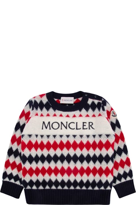 Moncler لـ رُضع أولاد Moncler Crew Neck