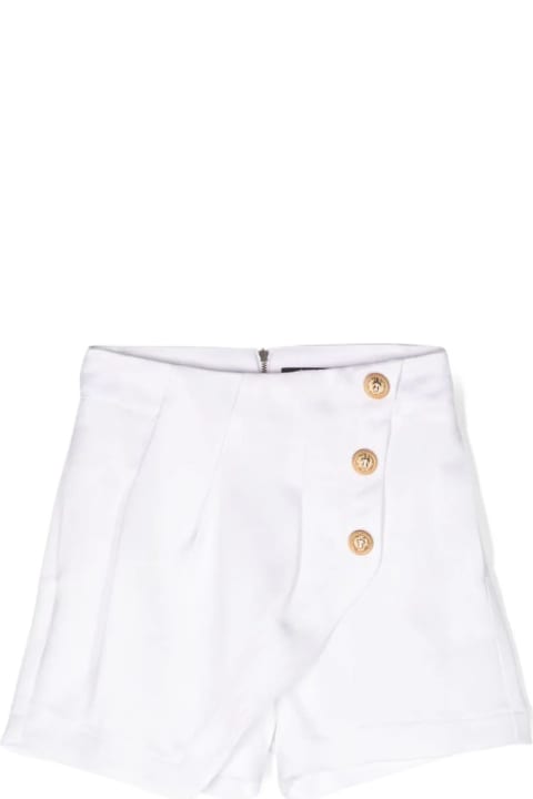 Balmain for Girls Balmain Balmain Shorts White