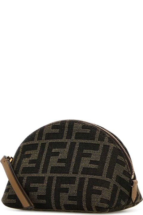 Luggage for Women Fendi Embroidered Jacquard Beauty Case