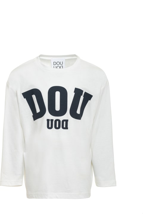 Douuod T-Shirts & Polo Shirts for Boys Douuod Long-sleeved Printed T-shirt