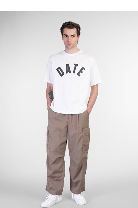 D.A.T.E. for Men D.A.T.E. Baseball T-shirt In White Cotton