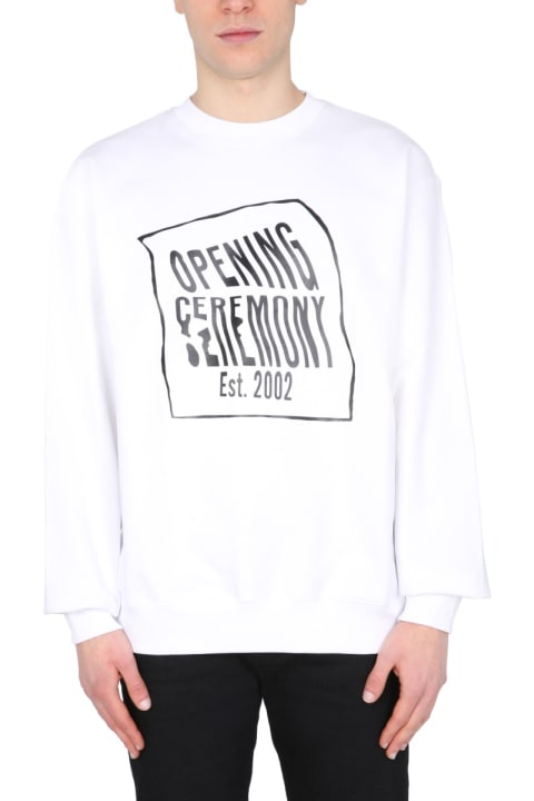 Sale for Men Opening Ceremony Crew Neck Sweatshirt