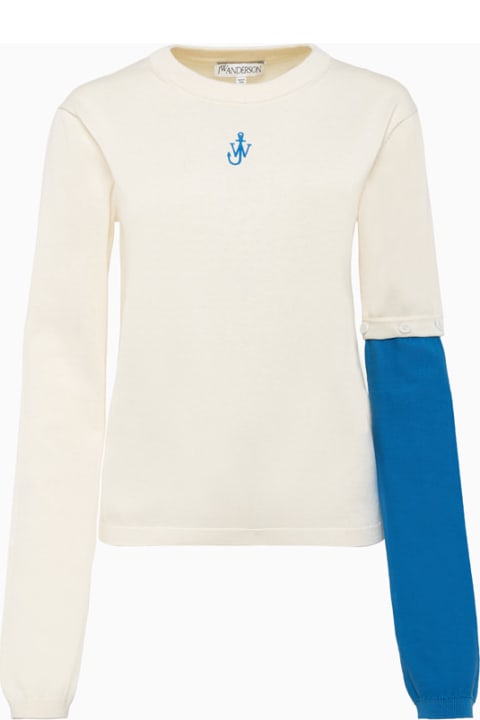 J.W. Anderson Topwear for Women J.W. Anderson Jw Anderson Sweater With Contrast Sleeve