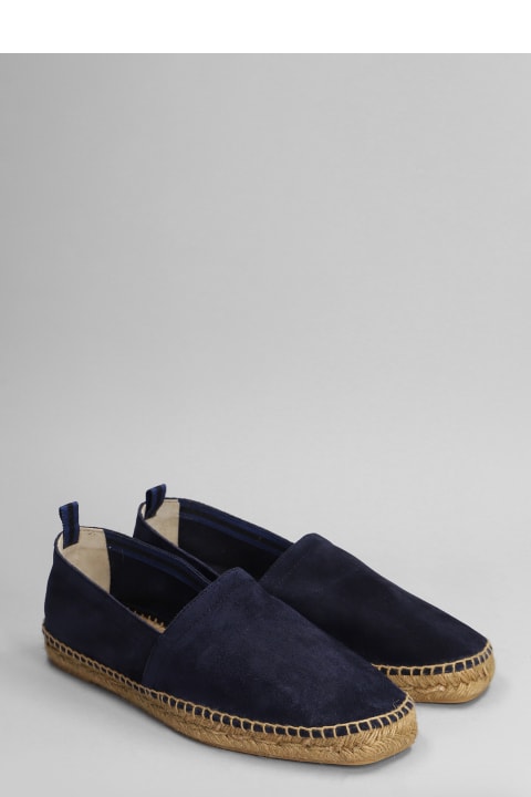 Loafers & Boat Shoes for Men Castañer Pablo T-186 Espadrilles In Blue Suede