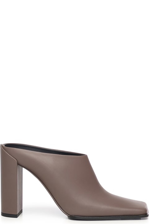 Homeware Alaia Square Mule In Calfskin