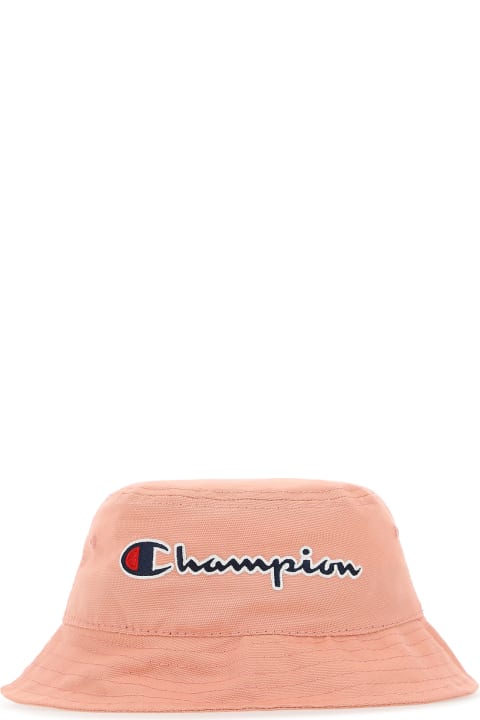 Hats for Women Champion Pink Cotton Bucket Hat