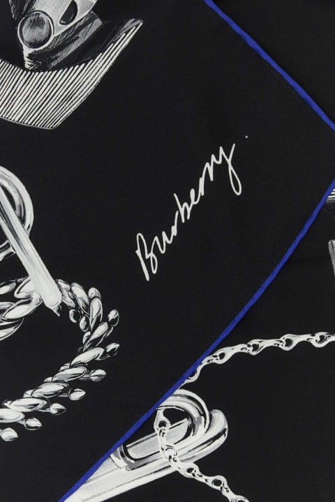 ウィメンズ スカーフ＆ストール Burberry Printed Silk Foulard