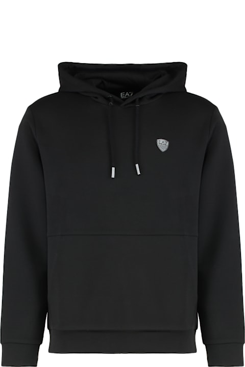 EA7 for Women EA7 Technical Fabric Hoodie