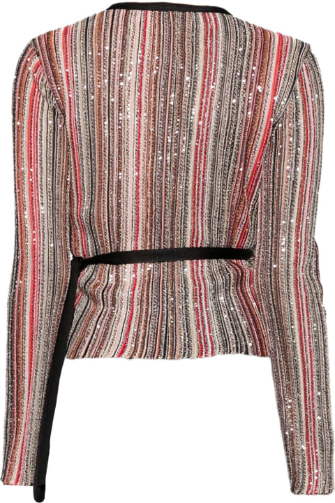 Sweaters for Women Missoni V-necker Jumper With Vertical Stripes
