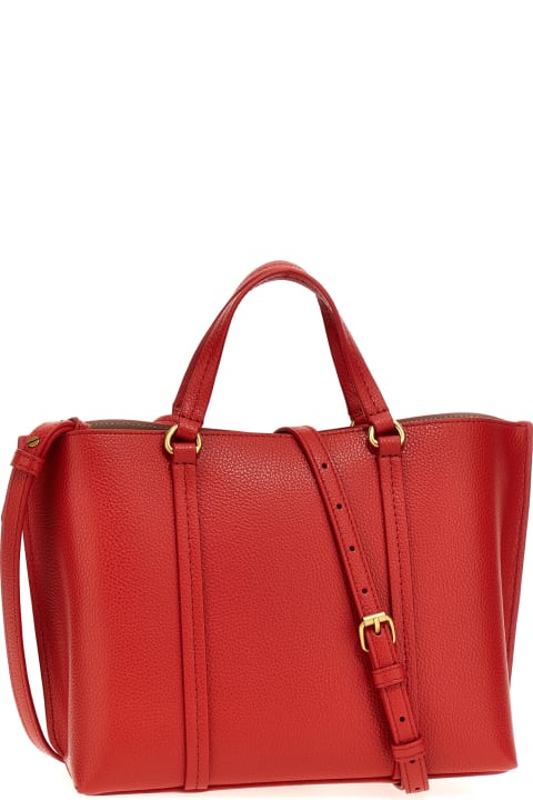 Pinko Totes for Women Pinko Classic Leather Shopper Bag
