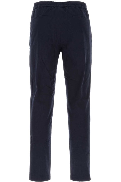 The Harmony Pants for Men The Harmony Navy Blue Cotton Paolo Pant