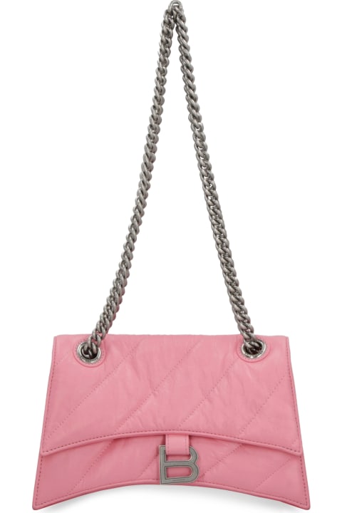 Balenciaga for Women Balenciaga Crush Small Quilted Bag With Chain
