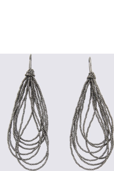 Jewelry for Women Brunello Cucinelli Silver Tone Metal Earrings
