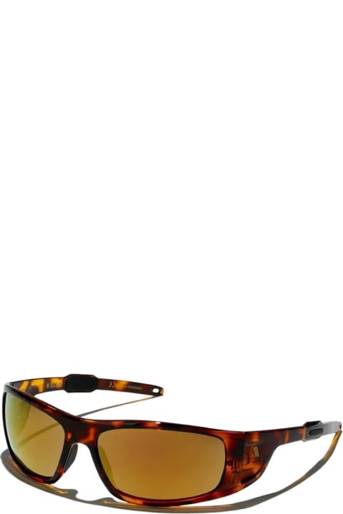 L.G.R. Eyewear for Women L.G.R. Amos Base 8 - Brown Gold Sunglasses