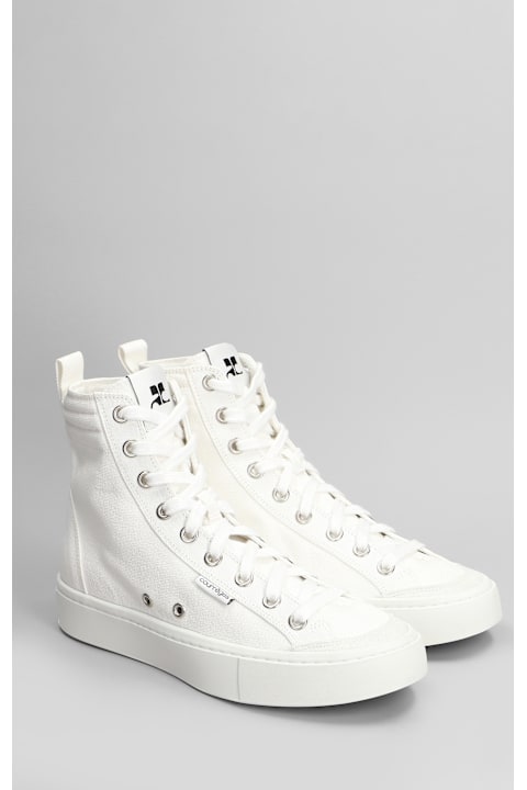 Courrèges for Men Courrèges Sneakers In White Fabric