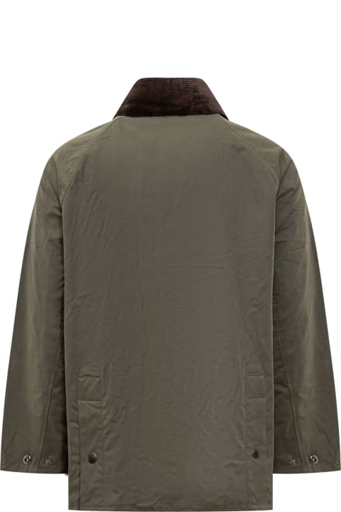 ジャケット・アウター Barbour PEACHED BEDALE CASUAL M241007-12 Barbour Os Peached Bedale Casual Jacket - DARK SAND | Garmentory
